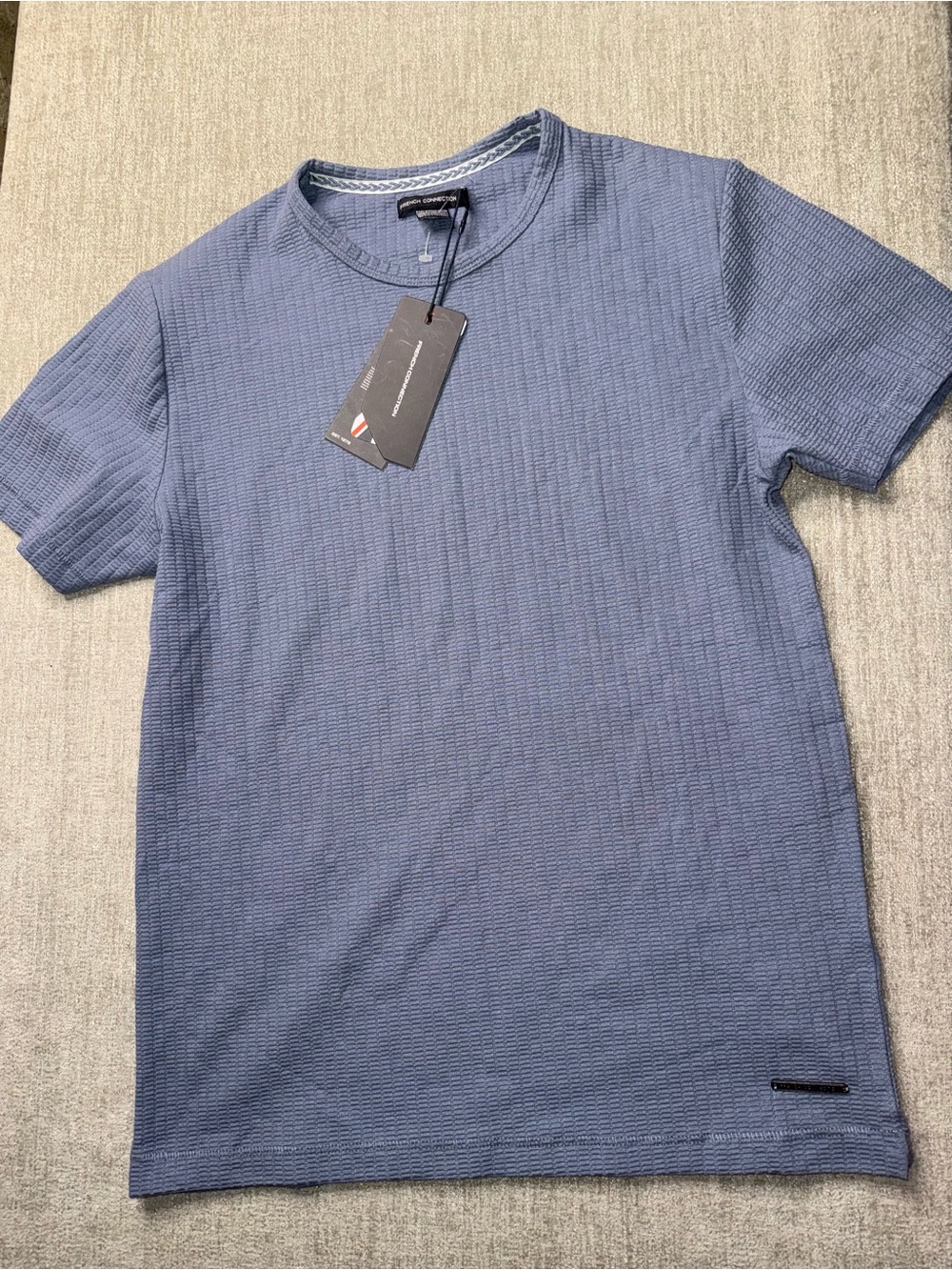 French Connection Men’s Textured T-Shirt — Small — NWT